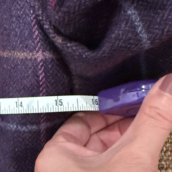 Holland & Sherry Royal Bespoke Purple Wool Blazer Size 4 - Picture 4 of 6